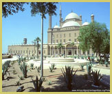 Islamic buildings in Cairo’s Citadel, part of the Historic Cairo UNESCO world heritage site (Egypt)