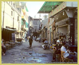 The area of Khan el-Khalili is a maze of market bazaars and Islamic monuments at the heart of Historic Cairo UNESCO world heritage site (Egypt)