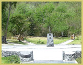 The International Slave Route Monument  at Le Morne Cultural Landscape UNESCO world heritage site (Mauritius)