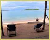 Fine sandy beach at Kipili on the Tanzanian shores of Lake Tanganyika