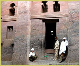 Architectural features of the rock-hewn churches of Lalibela (a UNESCO world heritage site, Ethiopia)