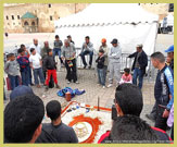 Performers in the Place El Hedim in the Historic City of Meknes UNESCO world heritage site, Morocco