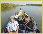 Visitors to the Okavango Delta can penetrate the heart of this huge wetland wilderness by boat