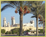 The modern Coptic Monastery of Abu Mina lies adjacent to the archaeological site of Abu Mena UNESCO world heritage site (near Alexandria, Egypt)