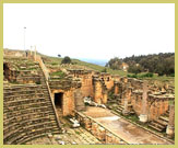 Roman theatre from the Archaeological Site of Cyrene UNESCO world heritage site, Libya