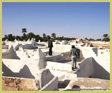 The interconnected rooftops are reserved for women in the Old Town of Ghadames UNESCO world heritage site, Libya