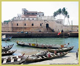 Elmina Castle, one of the prominent European-built Forts and Castles on the West coast of Africa, part of the UNESCO world heritage site (Central Region, Ghana)