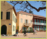 French colonial buildings on the Island of Goree UNESCO world heritage site (near Dakar, Senegal)