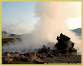 Geysers at Lake Bogoria in the Kenya Lake System world heritage site