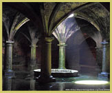 The old water storage cistern at the Portuguese City of Mazagan UNESCO world heritage site (El Jadida, Morocco)