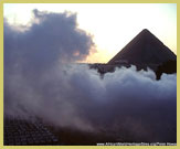 The Pyramid of Chephren, one of the great Pyramids of Giza, part of the UNESCO world heritage site covering Memphis and the pyramids near Cairo, Egypt