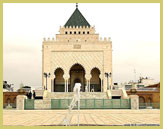 The Mohammed V Mausoleum is an important monument in the Rabat UNESCO world heritage site (Morocco), which encompasses the modern capital and historic city